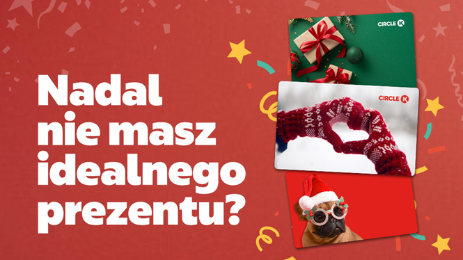 Grafika przedstawiająca karty podarunkowa Circle K
