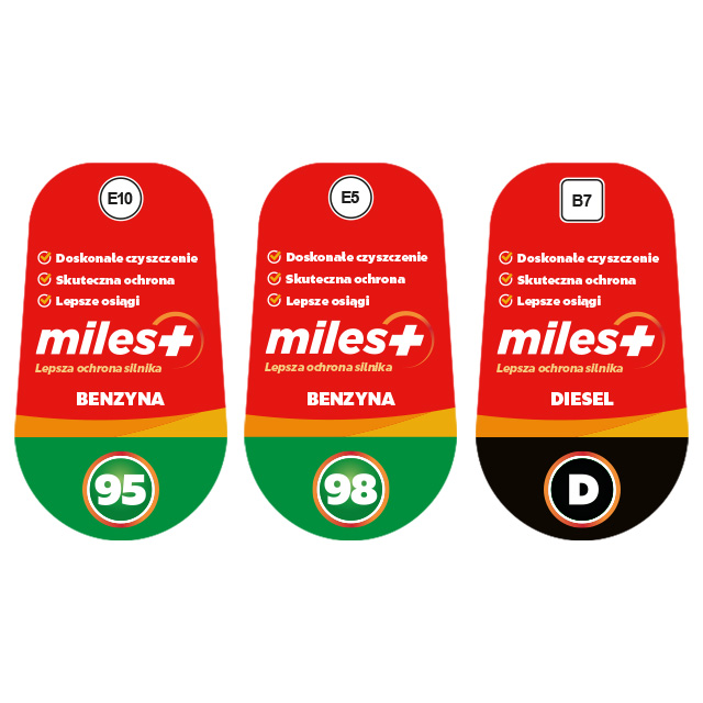 Grafika przedstawia paliwa miles plus na stacjach Circle k.