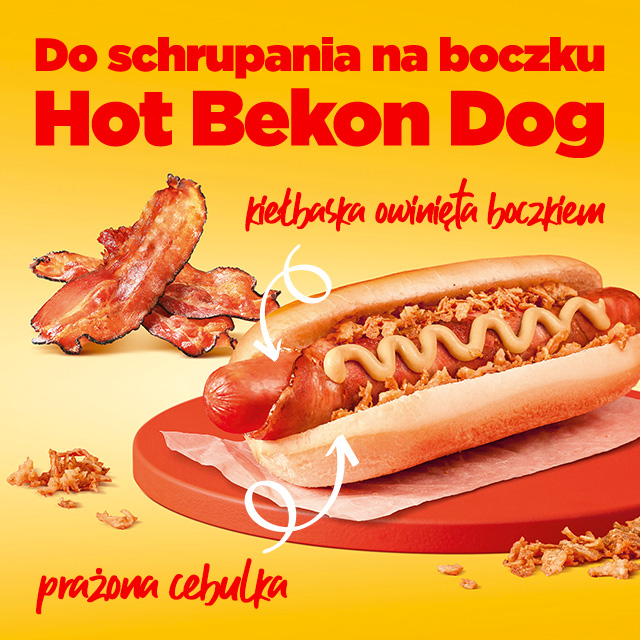 Hot Becon Dog-hot dog na stacji Circle K
