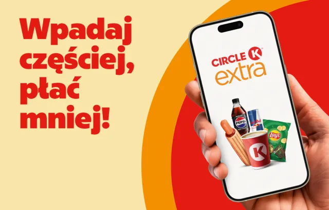 Wpadaj częściej płać mniej grafika z telefonem i sloganem