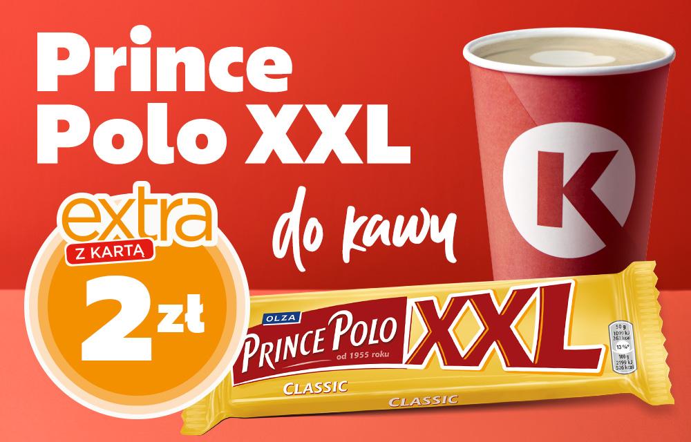 Prince Polo XXL za 2 zł z EXTRA do kawy