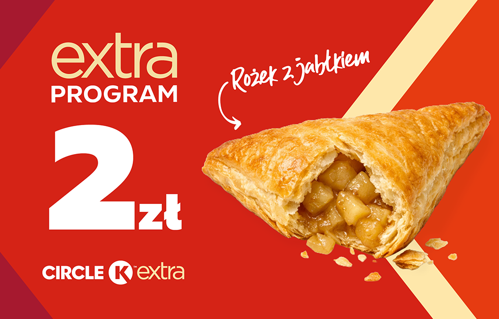 Rożek z jabłkiem za 2 zł na Circle K