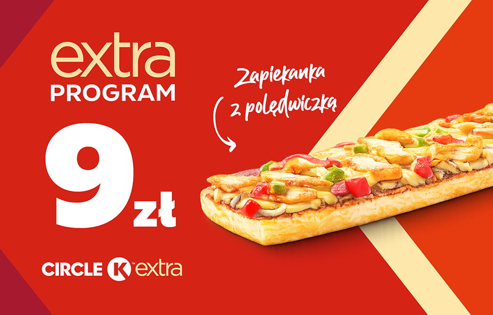 Grafika z zapiekanką z polędwiczką z kurczaka za 9 zł na Circle K