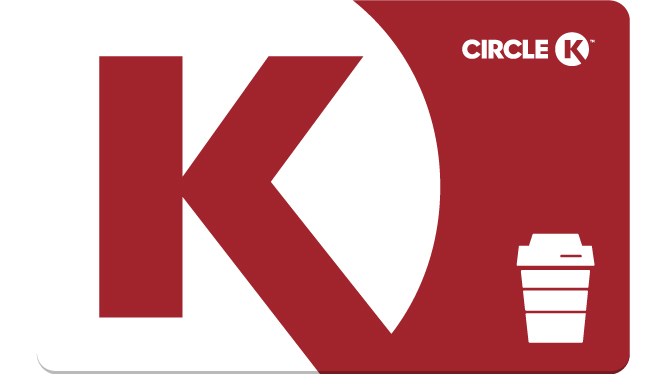 karta podarunkowa Circle K na kawę