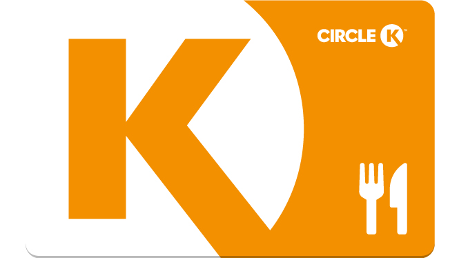 karta podarunkowa Circle K na jedzenie